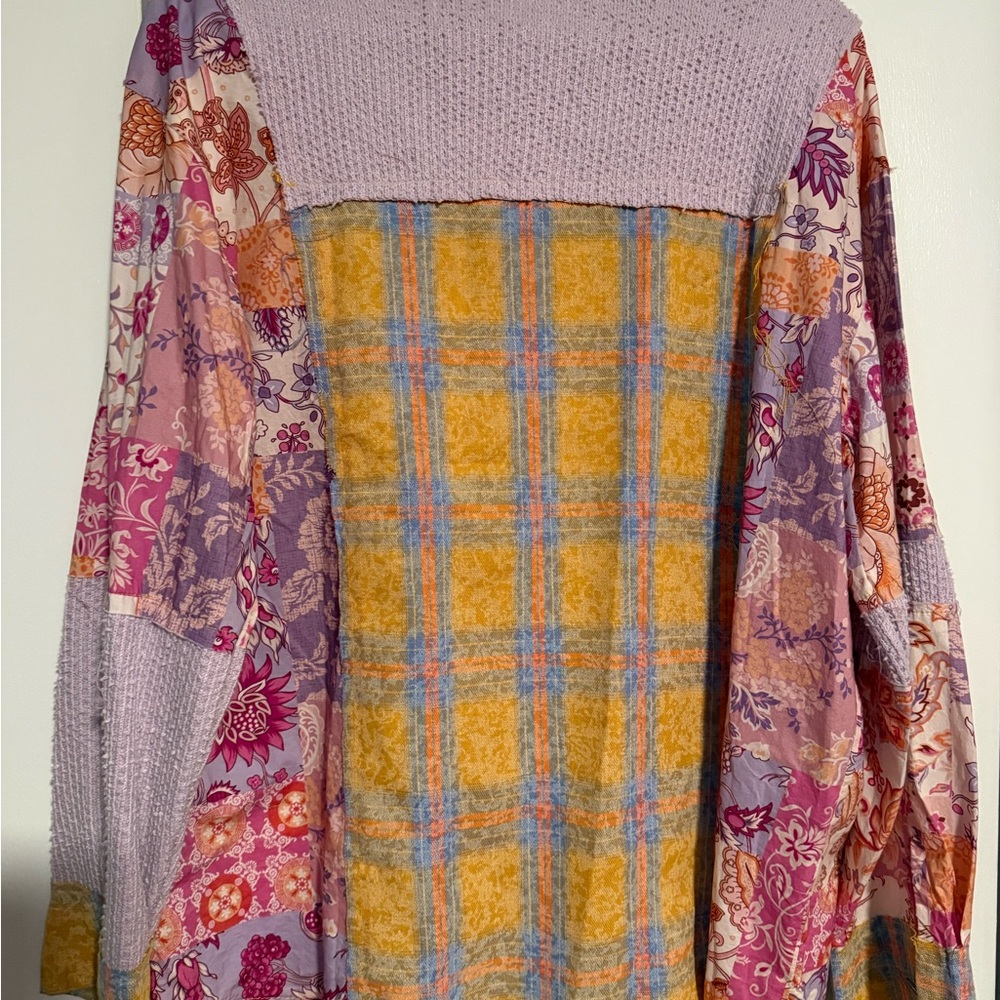 Floral Patchwork Jacket - Multicolor - image 2